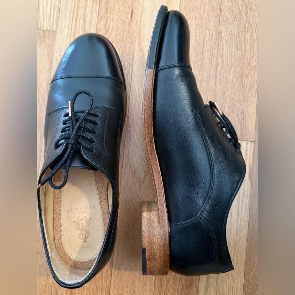 The Office of Angela Scott black Oxford Mr Franklin leather discontinued 38.5 👀